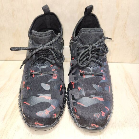 Mens Work Safety Trainers Steel Toe Cap Boots Industrial Casual black/red Hiking - Picture 2 of 10